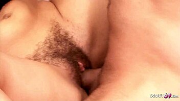 shy german virgin got her hairy pussy pounded by stepmom's friend