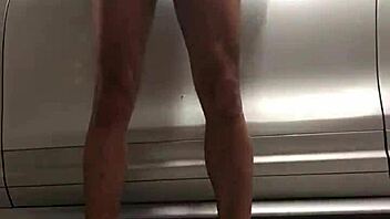 gym workout in the garage