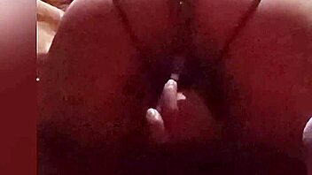 Pinay woman enjoys solo pussy play with her big ass.