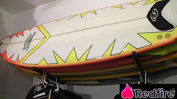 No Beach But Pussy With Blonde Surfer Waking Boyfriend For Hot Fuck - With Vinny Burgos!