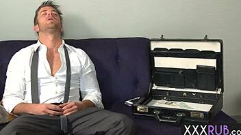 Hot Milfs Nikki Daniels And Leya Falcon Give Perfect Double Blowjob After Massage