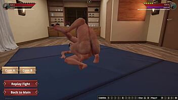 Ethan feels passion in naked fight with Shirley.