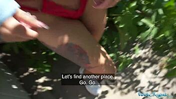 hey cutie, wanna see this colombian babe fucked outdoors?