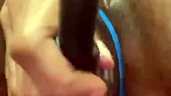 d kitkat tests pumping machine with dildo setup