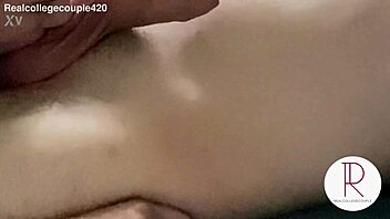 Naughty college girl handcuffs boyfriend and sucks his cock