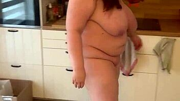 European milf with natural tits in a big ass and boobs video