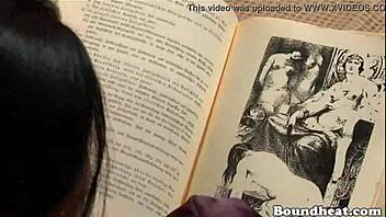 handcuffed slave performs tasks and dances for freedom