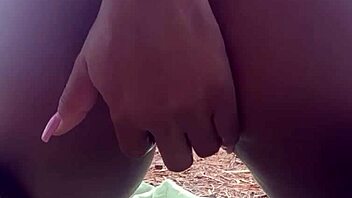 hidden camera filmed the small teen sucking a popsicle