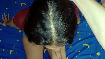 stepmom sucks my dick while i'm lying down