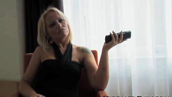 glamorous babe contrasts classy looks with wild ass fucking