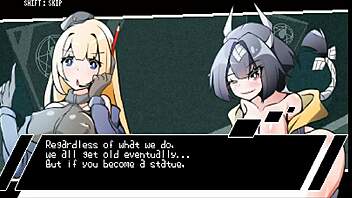 Buzama hentai game features rough sex and ass penetration