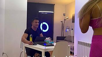 My stepsister came for Spanish lessons, got a surprise threesome