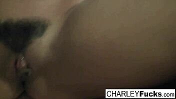 charley enjoys naughty threesome with big tits and cumshot