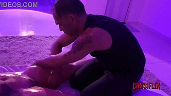 after massage, she wants me to lick her ass, then monster cock rips it.