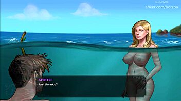 Wow! Busty Blondy Spied Underwater!