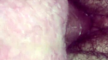 Wife Shows Off Hairy Pussy in Raw Action