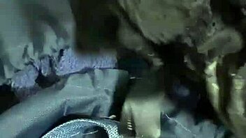 Raid the hot panties for a cumshot on customer