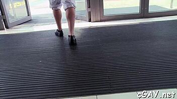 check out this sexy gay twink in hardcore action with monster cocks