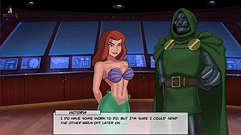 Cartoon porn: Monster cock and anime babes in a wild threesome