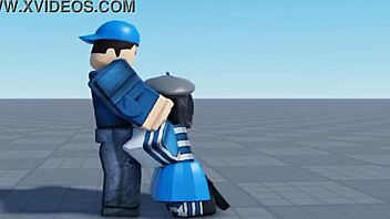 Roblox arsenal-themed porn with doggystyle and blowjobs
