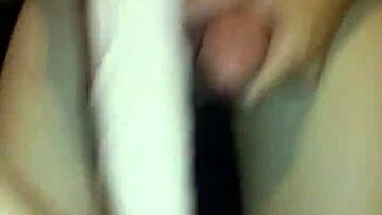 shannon at home with her dildo, squirting all over the chair