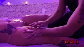 after massage, she wants me to lick her ass, then monster cock rips it.