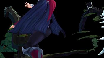 Irelia with her sexy huge thicc ass gets ryona in this cartoon.