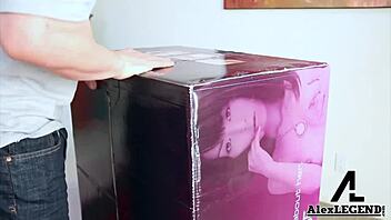 I turned on skinny Marica Hase's desires with my big hard cock so much.