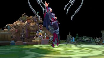 Irelia with her sexy huge thicc ass gets ryona in this cartoon.