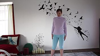 Lesson 325 on sexy brunette babe with natural tits and big ass.