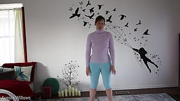 Lesson 325 on sexy brunette babe with natural tits and big ass.