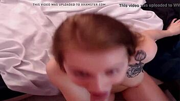 Amateur Gives INTENSE HANDJOB And BLOWJOB On WEBCAM While FUCKING