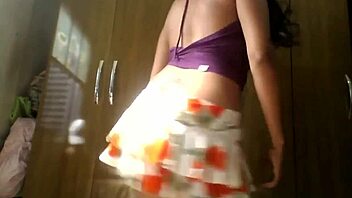 brazilian teen shakes ass teasingly in front of cam