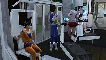 Goku fucks Bulma in front of Vegeta 😱