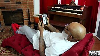 Milf succubus teases with cock sucking and ball licking.