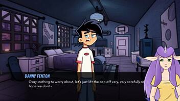 Danny Gets A Goth Blowjob In Amity Park!