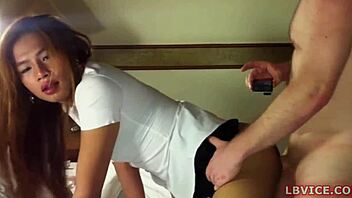 Thai shemale's sensual POV sex scene