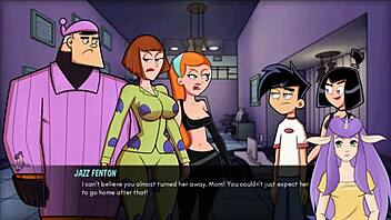 Danny Gets A Goth Blowjob In Amity Park!