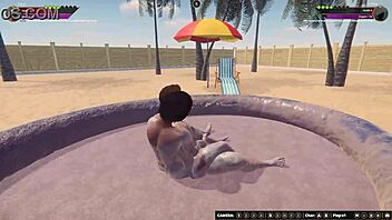 Ethan vs Mina in naked anal fight