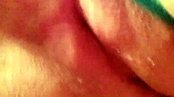 hey, this cute latina milf masturbates with dildo until she cums dripping