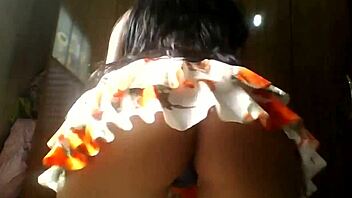 brazilian teen shakes ass teasingly in front of cam