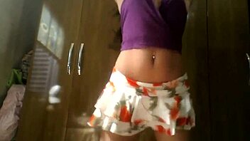 brazilian teen shakes ass teasingly in front of cam