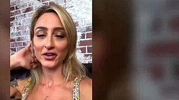 Kathryn Mae Begs Donnie Rock Not To Leave While Sucking His Big Cock