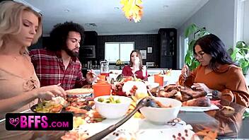 Four friends share a steamy lunch and intimate moments