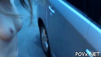 teenie with hairy slit gets cumshots after blowjob and hardcore fucking