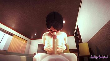 Watch Asian girl Sarada in 3D Hentai video with POV