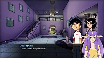 Danny Gets A Goth Blowjob In Amity Park!