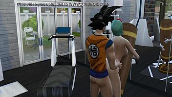 Goku fucks Bulma in front of Vegeta 😱