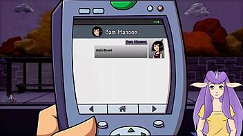 Danny Gets A Goth Blowjob In Amity Park!