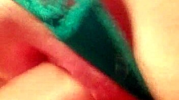 hey, this cute latina milf masturbates with dildo until she cums dripping